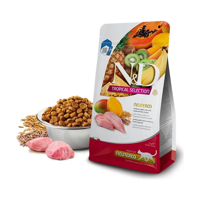 Farmina N&D Tropical Selection Alimento Seco Gato Adulto 1.5kg