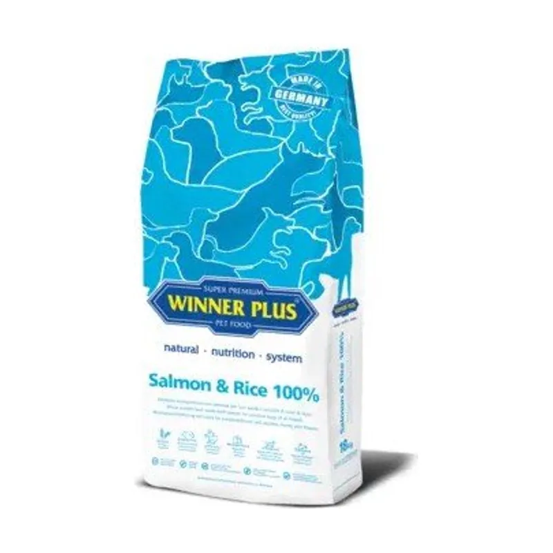 Winner Plus Canine Salmón y Arroz Pienso para Perros 12Kg