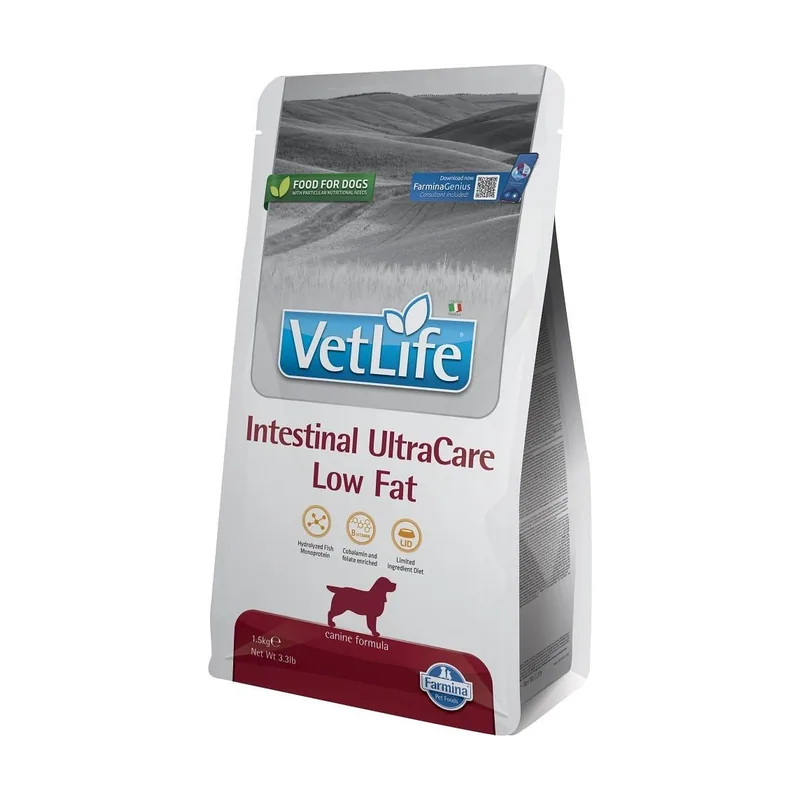 Farmina Vet Life Intestinal Ultracare Low Fat Alimento Seco 1,5Kg