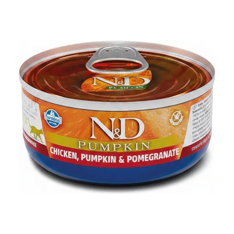 Farmina N&D Gato Pollo & Granada Alimento Húmedo 70g x 24 unidades