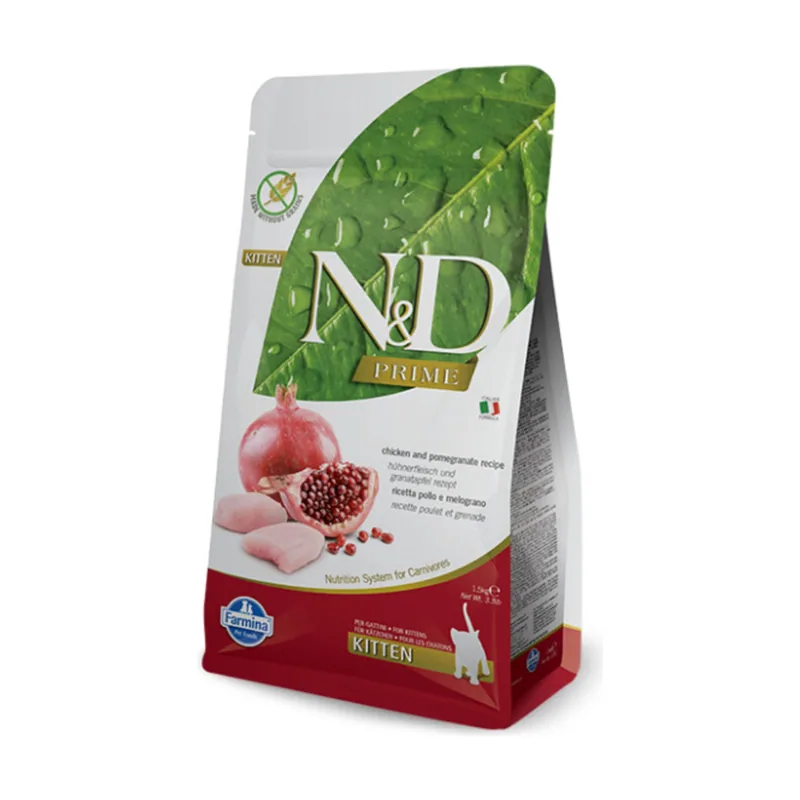 Farmina N&D Cat Kitten Prime Pollo Alimento Seco 1,5Kg