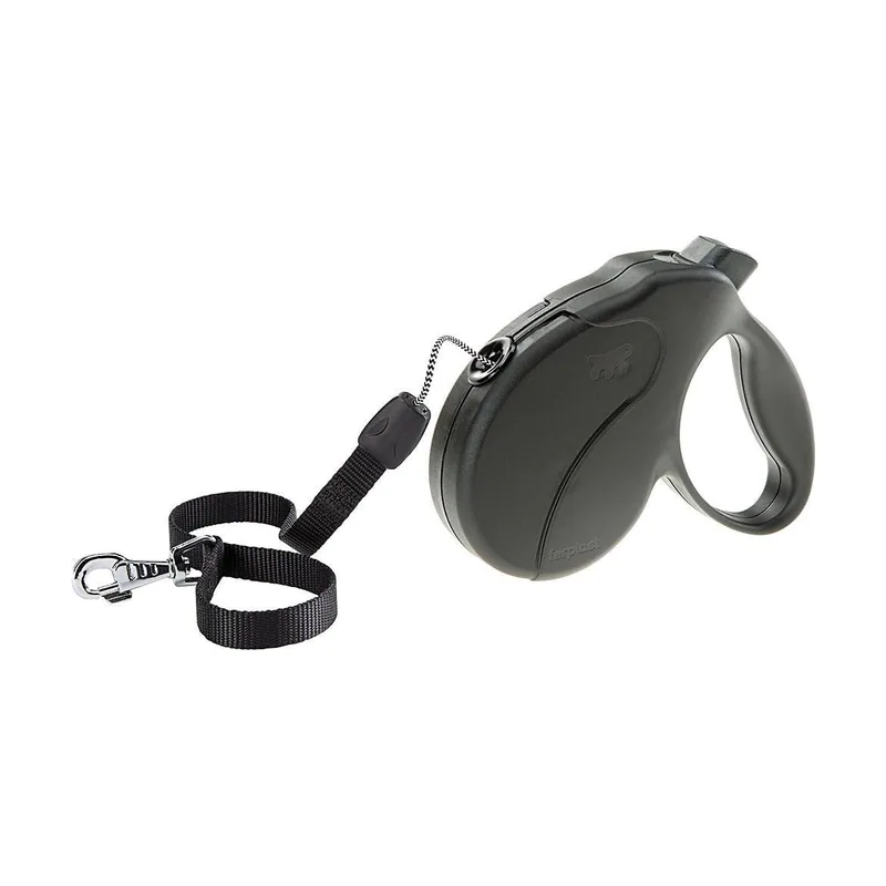 Ferplast Amigo Easy M Correa Retráctil Negro 5m