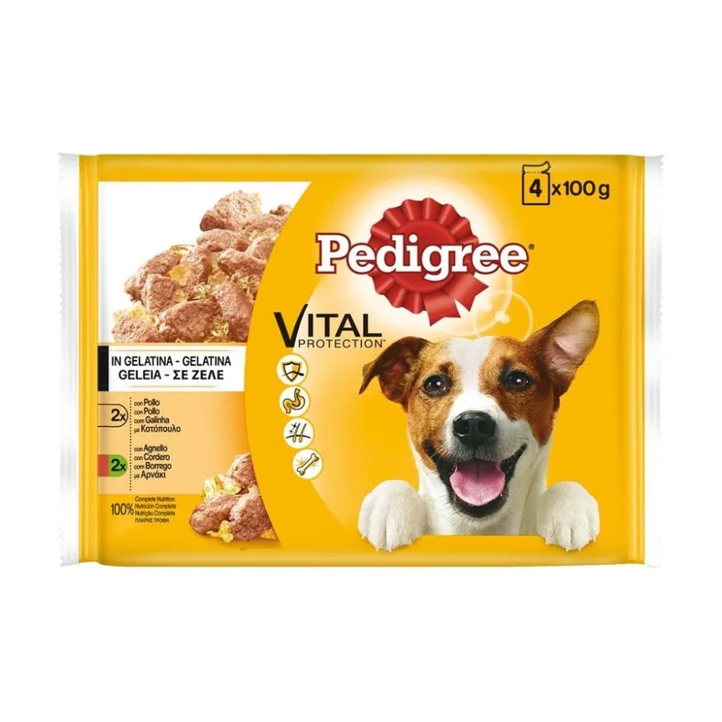 Pedigree Bolsitas Pollo y Pescado 4x100g