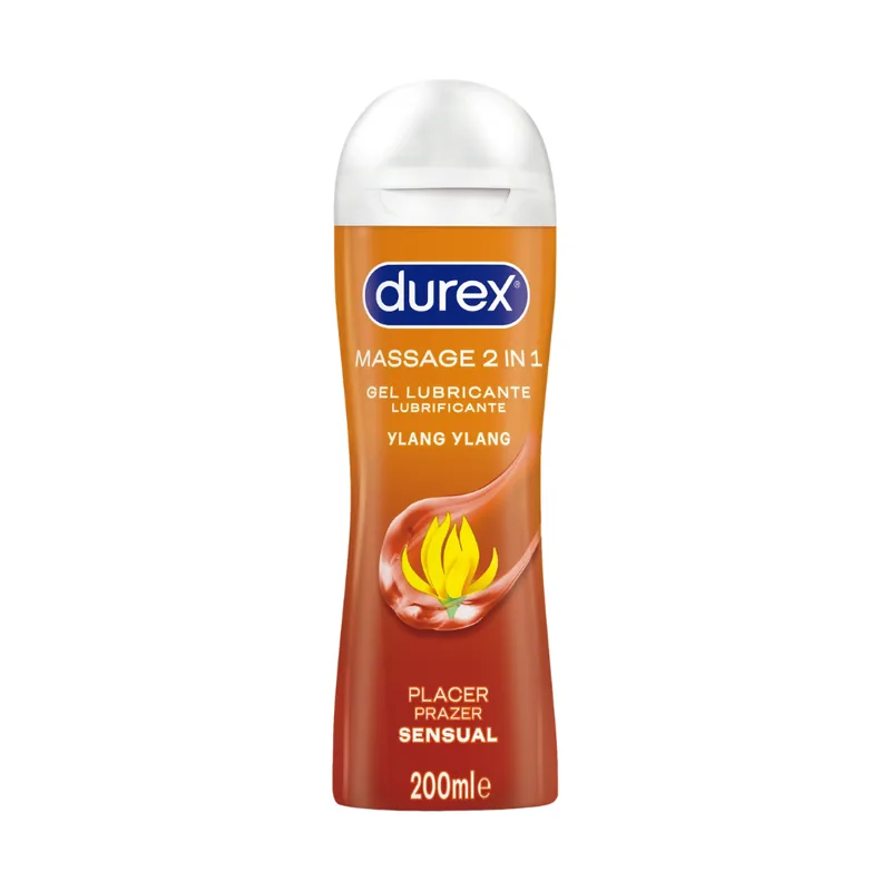Reckitt Benck HC Durex Massage 2 En 1 Gel Lubricante Ylang Placer Sensual 200 Ml