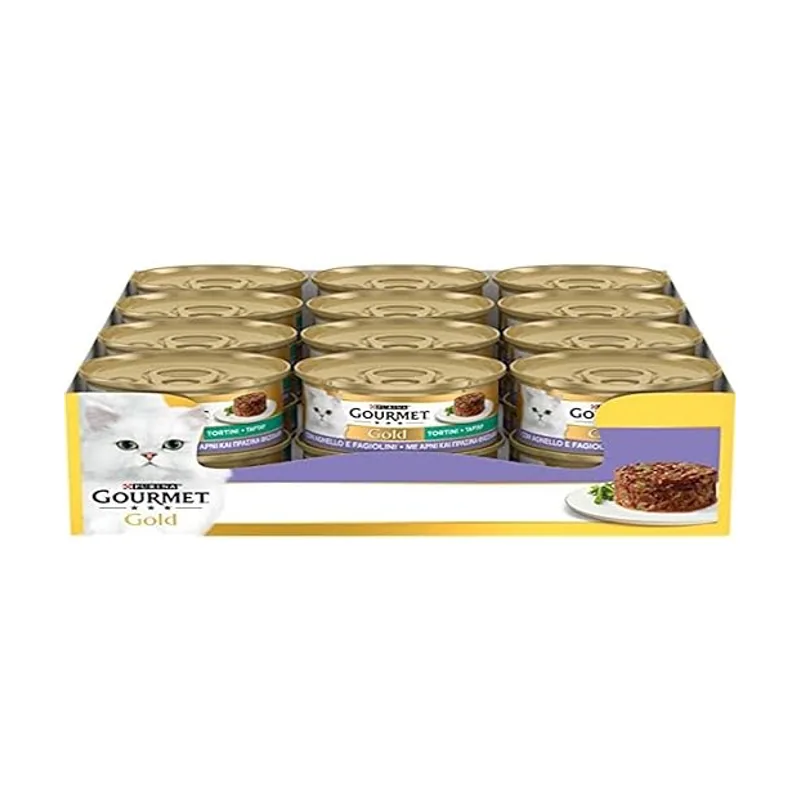Purina Gourmet Gold Tartaletta Pollo Zanahoria Alimento para Gatos 24