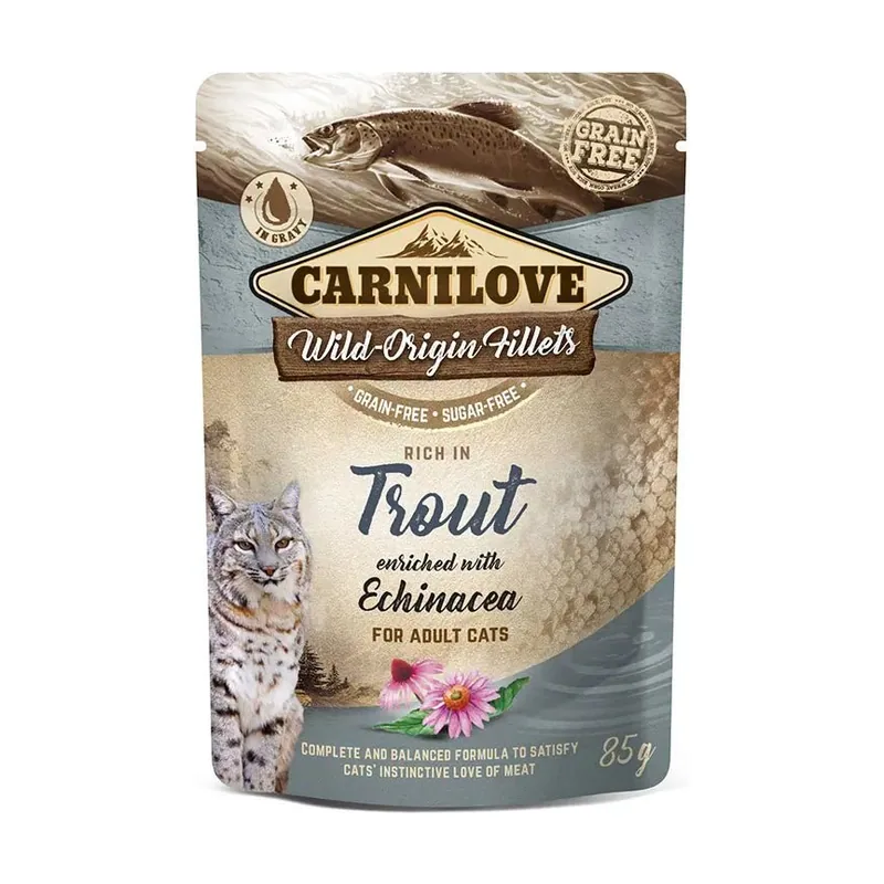 Carnilove Trucha Comida Húmeda para Gatos Adultos 85g