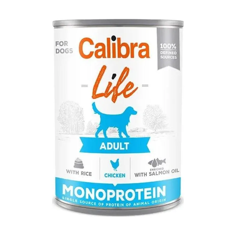 Calibra Dog Life Lata Adult Pollo y Arroz 6x400g