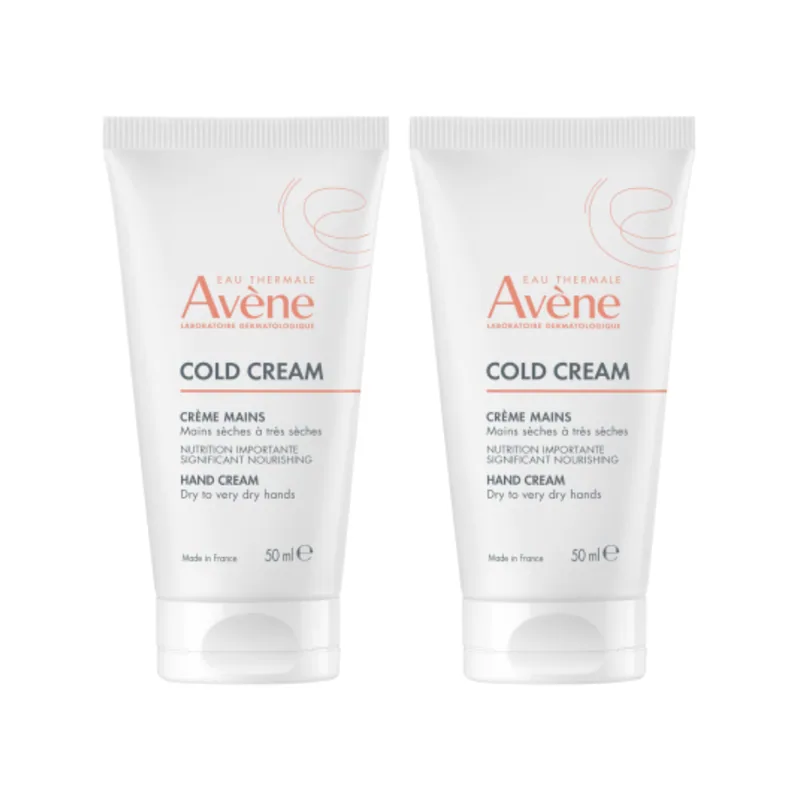 Avene Duplo Cold Cream Crema De Manos Concentrada 2x50 Ml