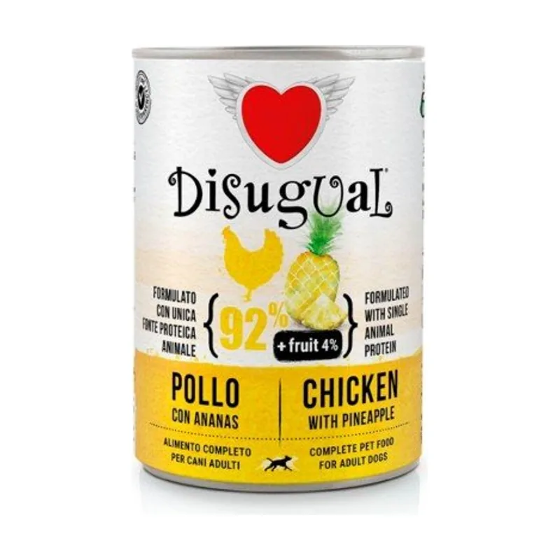 Disugual Fruit Pollo Piña Alimento Húmedo para Perros 400g