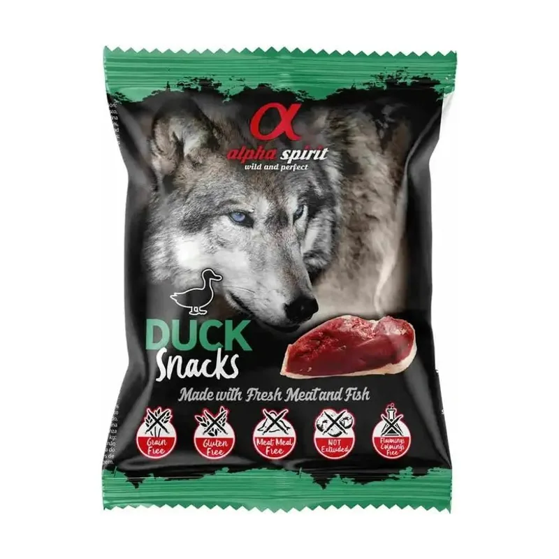 Alpha Spirit Alpha Snacks Caninos Pato Snack 50g