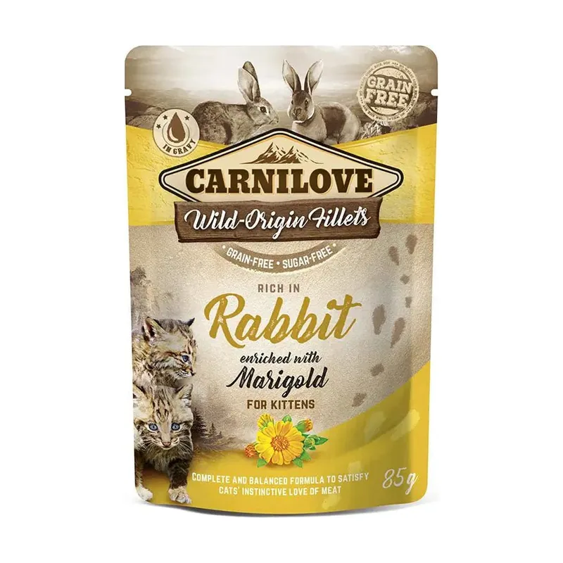 Carnilove Pouch Conejo Gourmet Comida Húmeda 24x85g