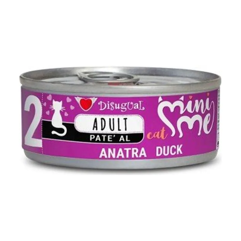 Disugual Mini-Me Pato Pâté para Gatos 12x85g