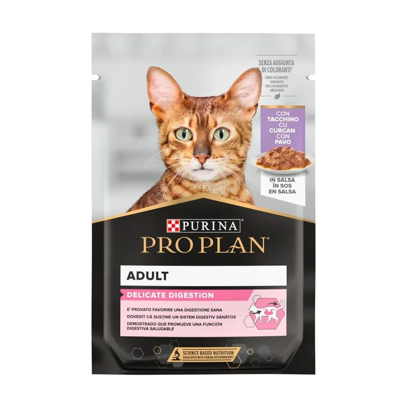 Purina Pro Plan Feline Delicate Pavo Comida Húmeda 26