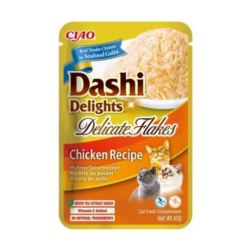 Churu Dashi Delight Flakes Pollo y Atún Comida Húmeda 40gr
