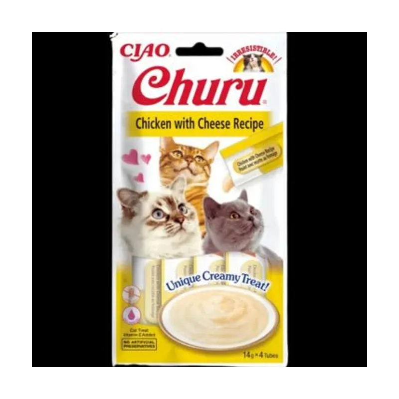 Churu Comida Húmeda Topper Pollo y Queso 56g