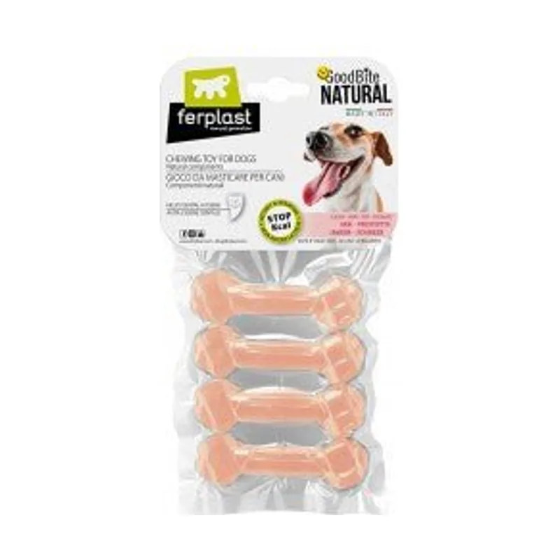 Ferplast Snack Goodbite Hueso Natural Jamon XS Juguete para masticar 15g