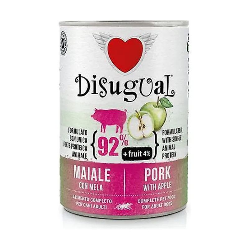 Disugual Fruit Cerdo con Manzana Comida Húmeda para Perros Adultos 150g