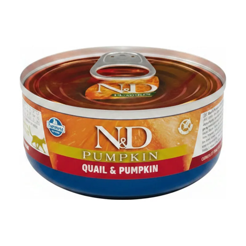 Farmina N&D Cat Pumpkin Codorniz Alimento Húmedo 24 latas