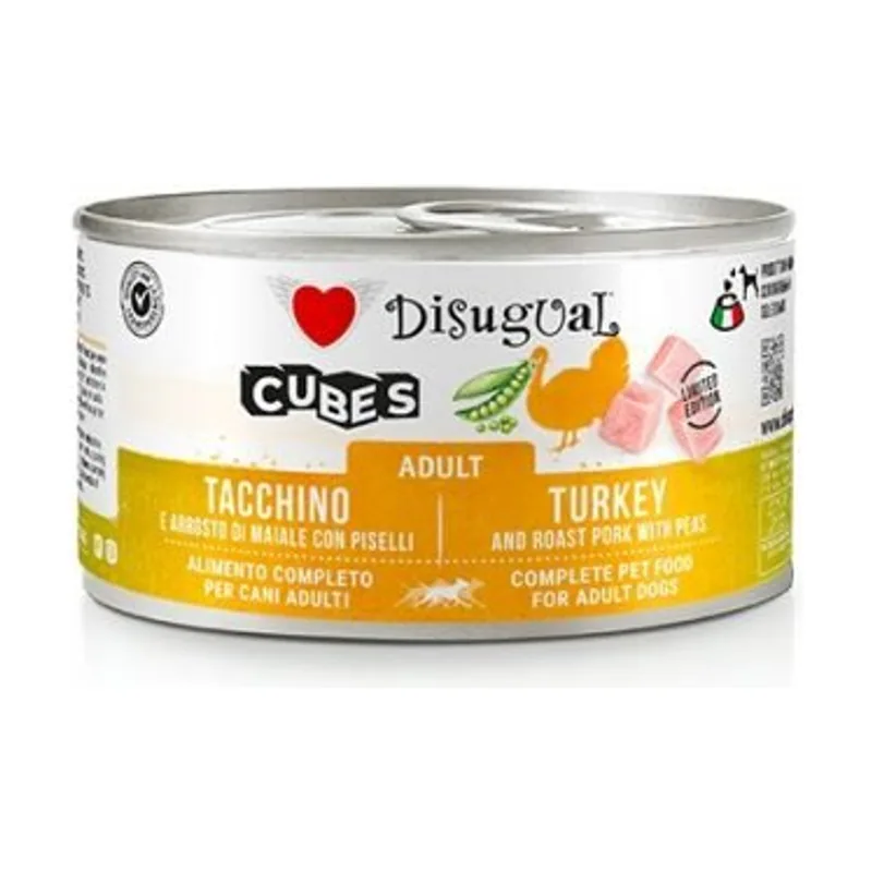 Disugual Cubes Comida Húmeda Perro Adulto Ternera