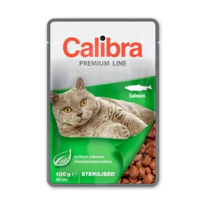 Calibra Cat Sterilised Pouch Salmón 2,4Kg