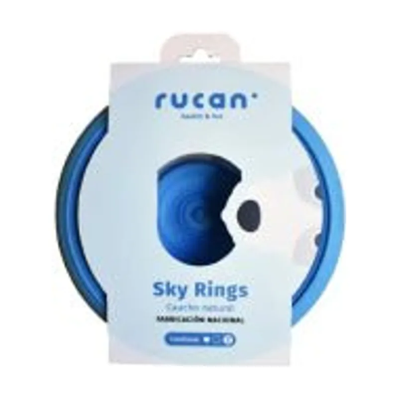 Rucan Sky Rings Azul Grande Juguete para Perros 230g