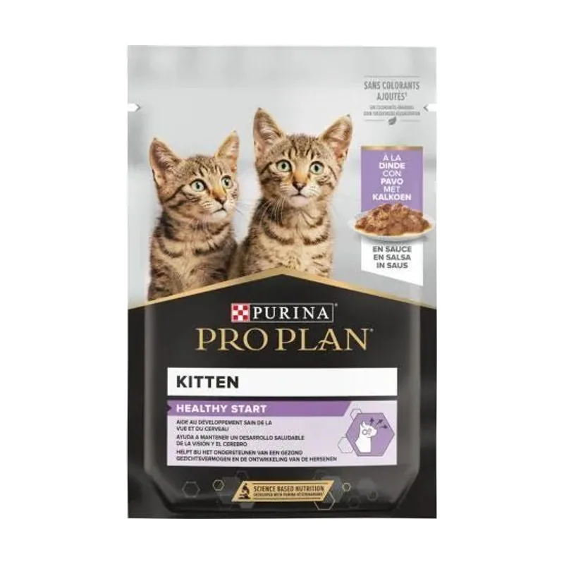 Purina Pro Plan Feline Junior Pavo 26x85g