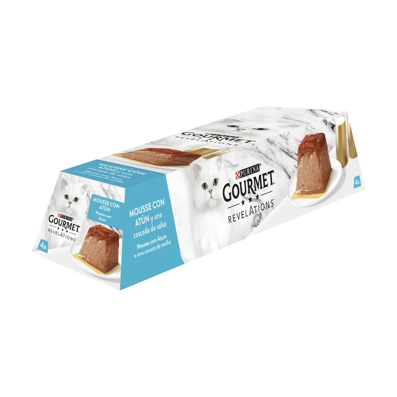 Purina Gourmet Revelations Mousse Atún 6x57g