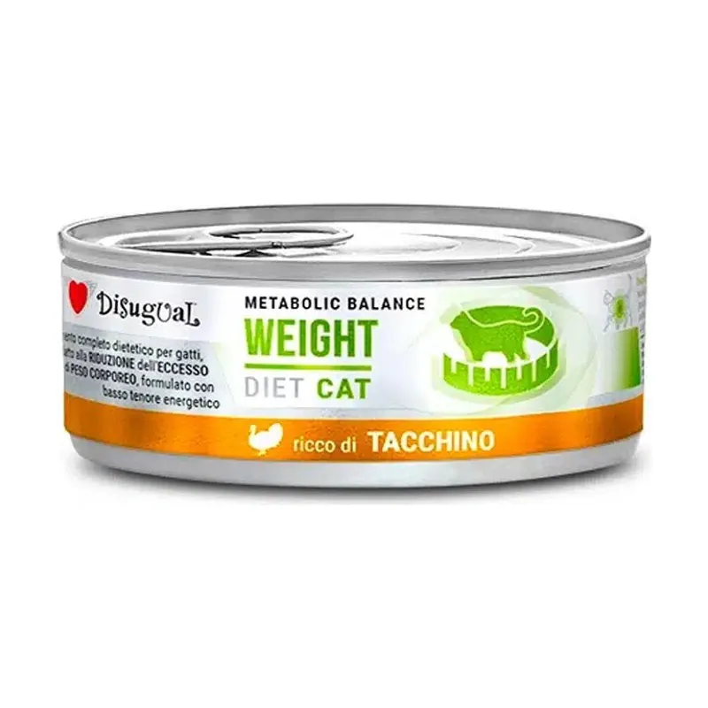 Disugual Diet Cat Weight Pavo Alimento Húmedo 400gr