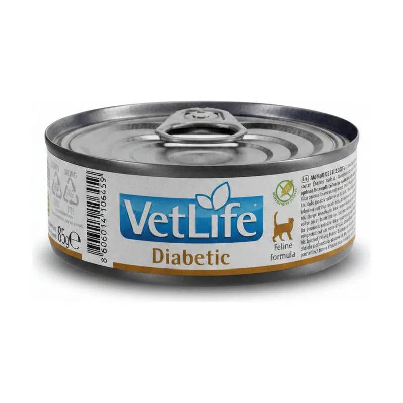 Farmina Vet Life Natural Diet Gato Diabético Pack de 12 x 85 gr