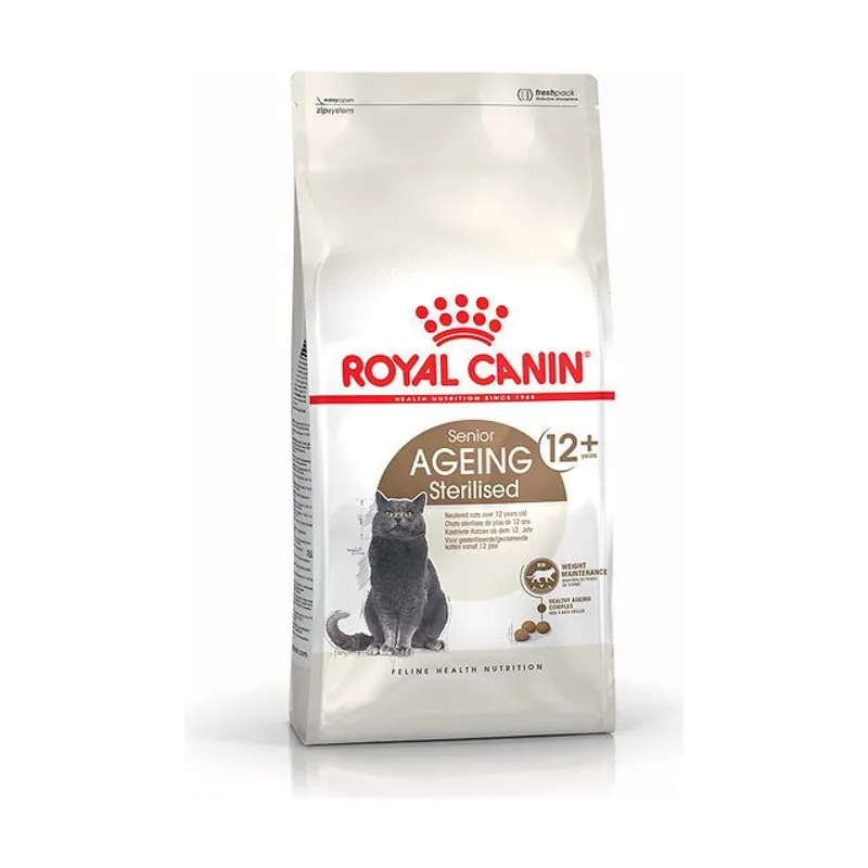 Royal Canin Feline Adult Sterilised +12 Alimento Seco Gato 4kg