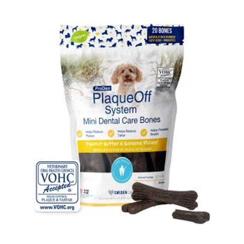 Swedencare PlaqueOff Dental Bones Mini Arándanos 340g