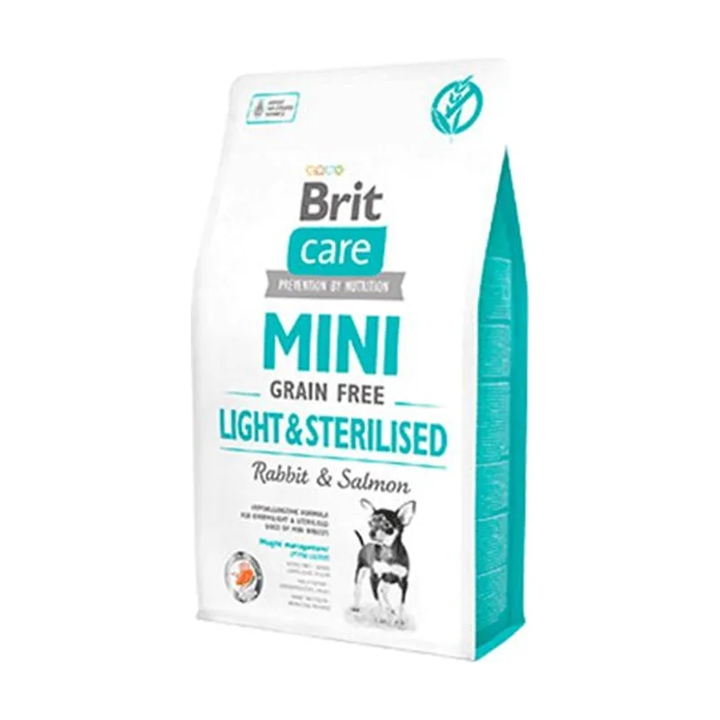 Brit Care Mini Grain Free Light Sterilised Pienso para Perros Adultos 2kg