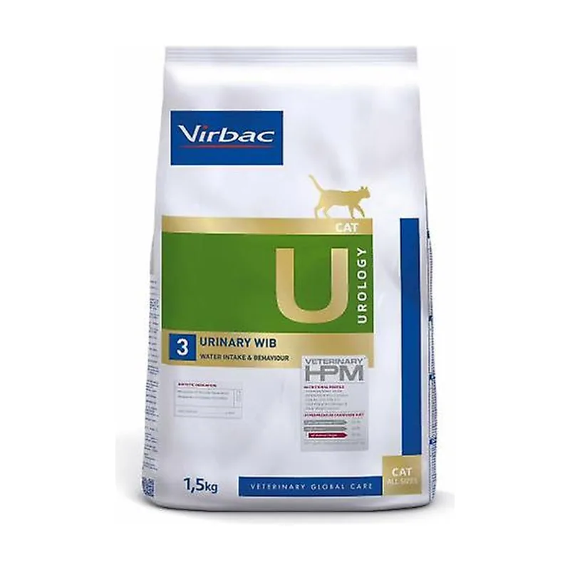 Virbac Pf HPM Feline Urology Urinary WIB U3 Pienso Seco