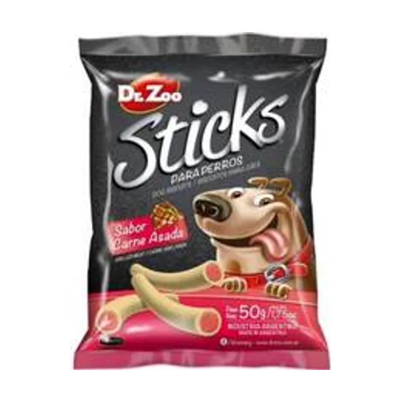 Drzoo Dr. Zoo Sticks Carne Asada Chuches para Perros 12 x