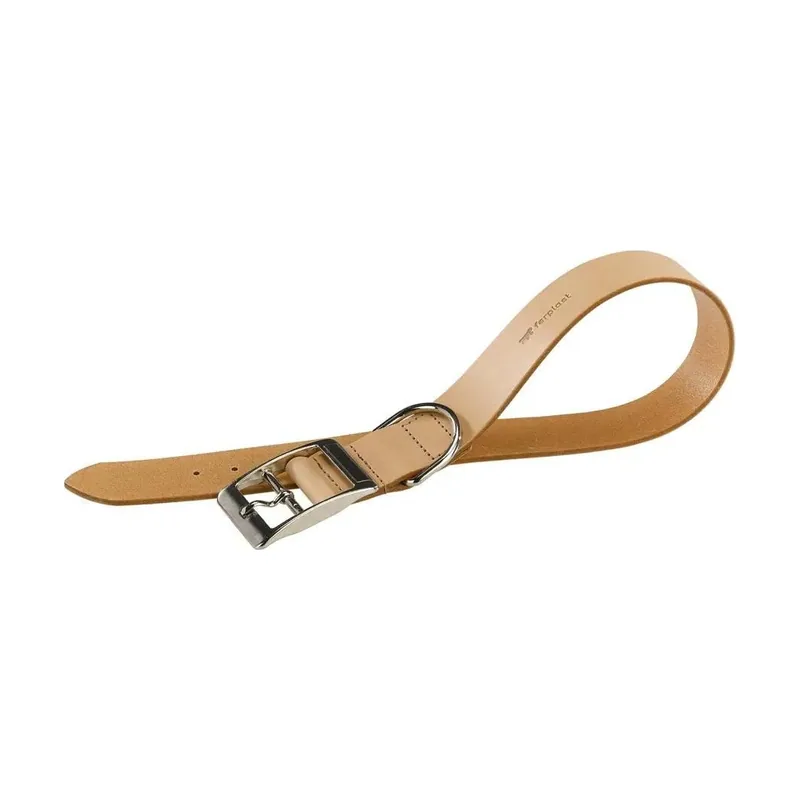 Ferplast Collar Cuero Natural Beige 1
