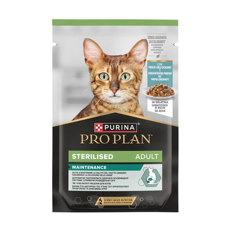 Purina Pro Plan Cat Multilata Sterilised Pescado 10x85g