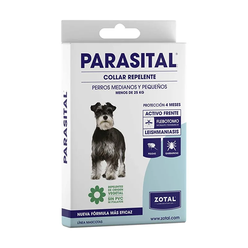 Zotal Parasital Collar Repelente Perros Peq-Med 58 Cm