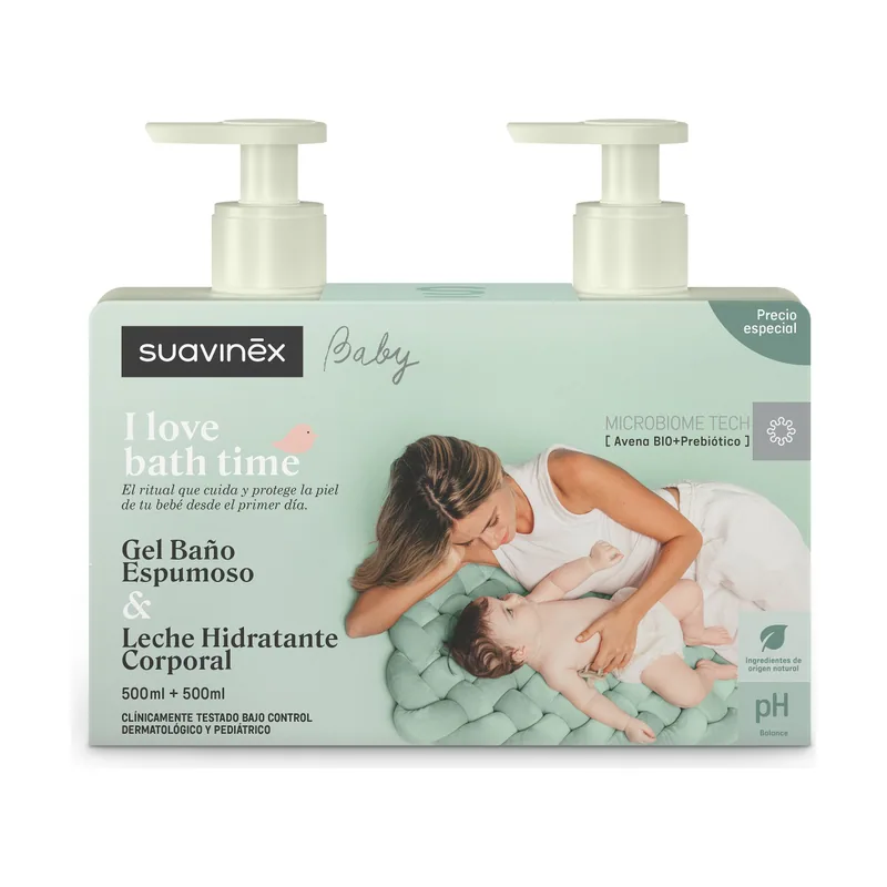Suavinex Baby I Love Bath Time Leche+Gel 500ml
