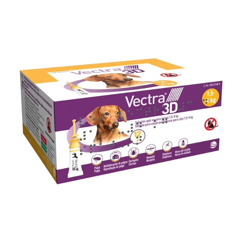 Vectra 3d Xs 1,5-4 Kg 12 Pipetas