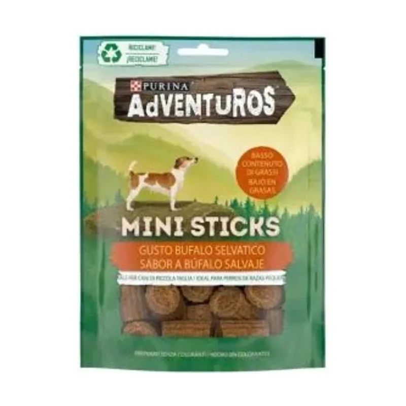 Purina Adventuros Mini Sticks Bufalo Salvaje 6x90g