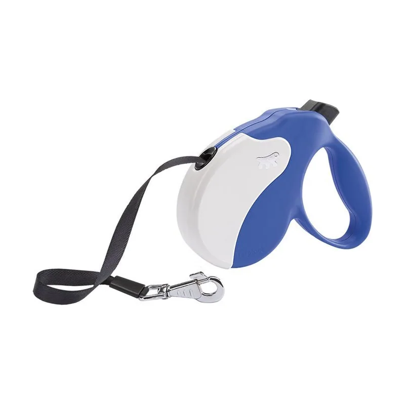 Ferplast Amigo L Correa Retráctil Azul Blanco 5m