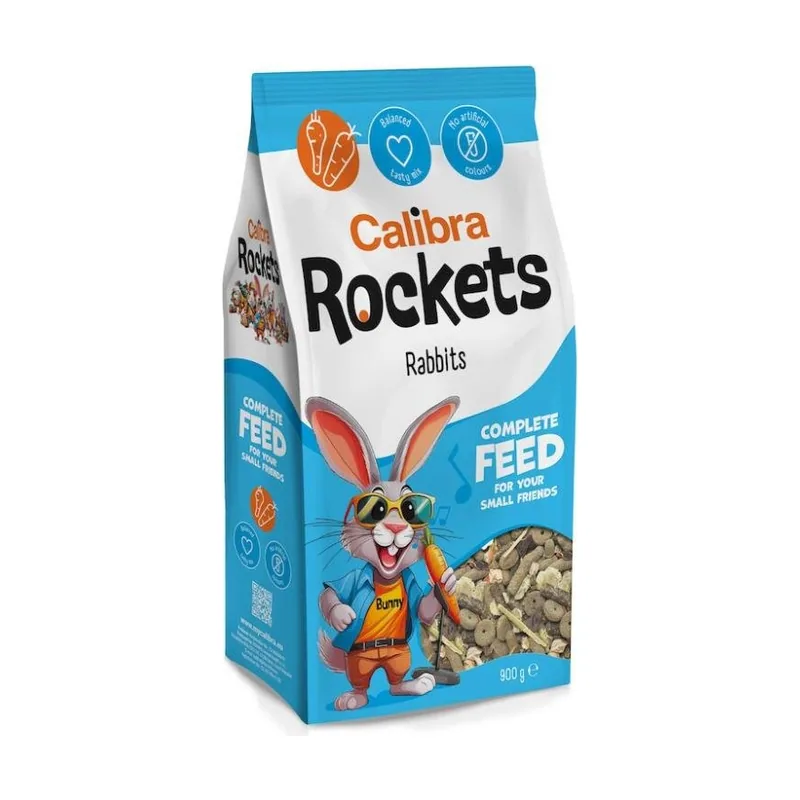 Calibra Rockets Conejos Alimento Completo 900g