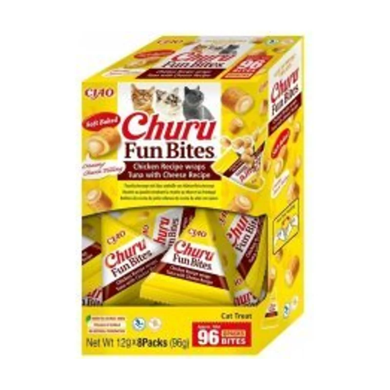 Churu Cat Fun Bites Snacks de Pollo con Queso 146g