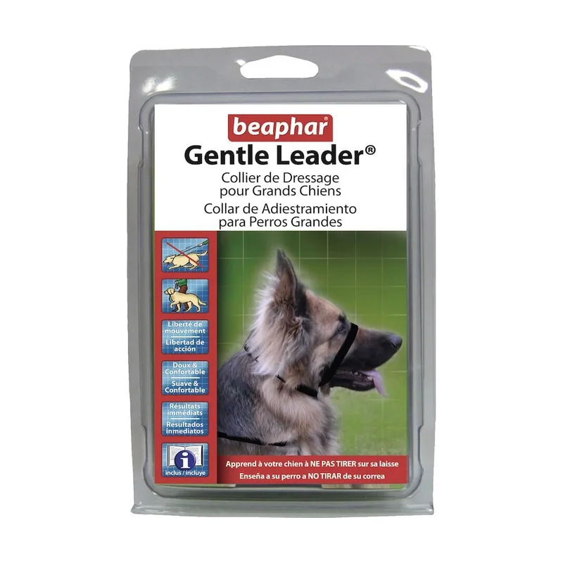 Beaphar Gentle Leader Collar Perro Grande Negro 1