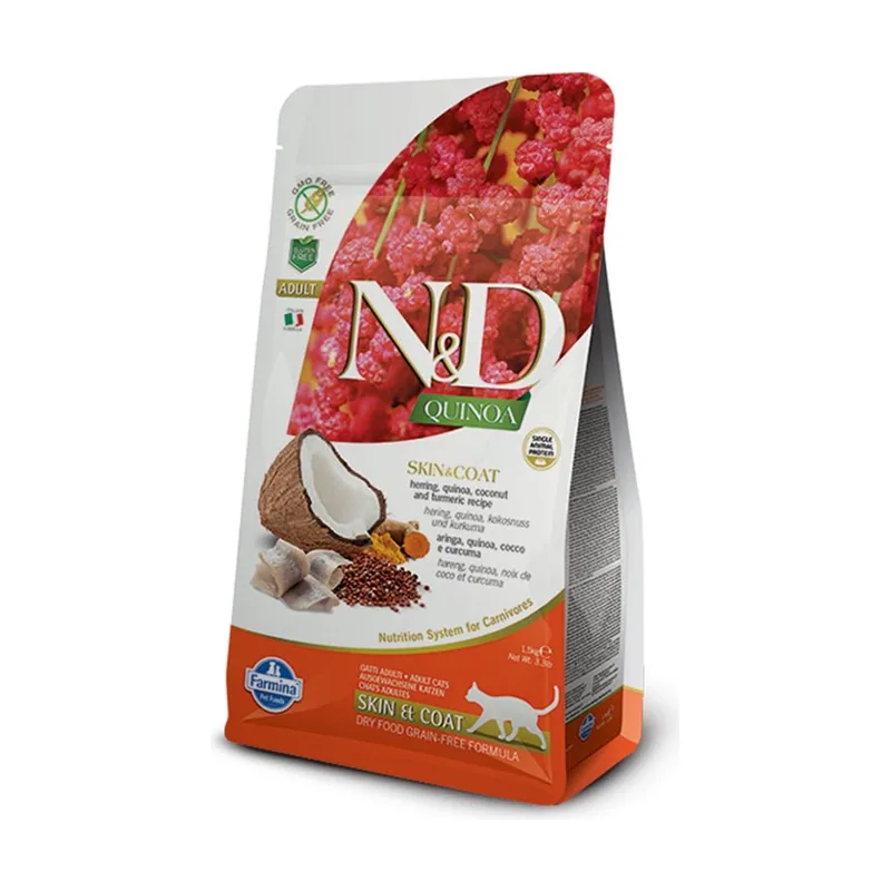 Farmina N&D Quinoa Alimento Seco para Gatos Adultos 1,5Kg