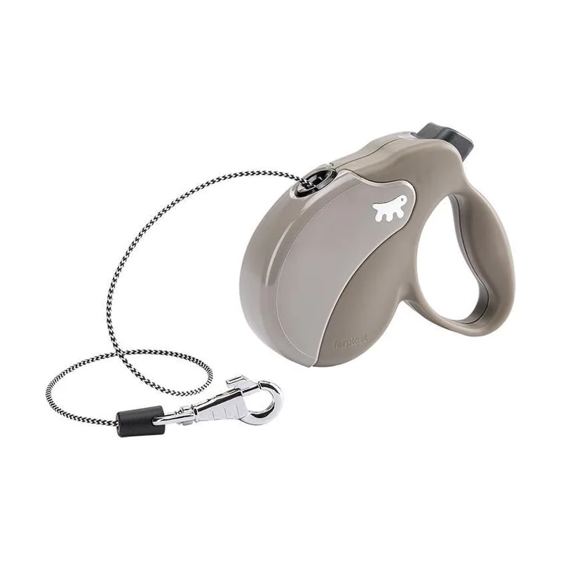 Ferplast Amigo Mini Correa Retráctil Gris 3m