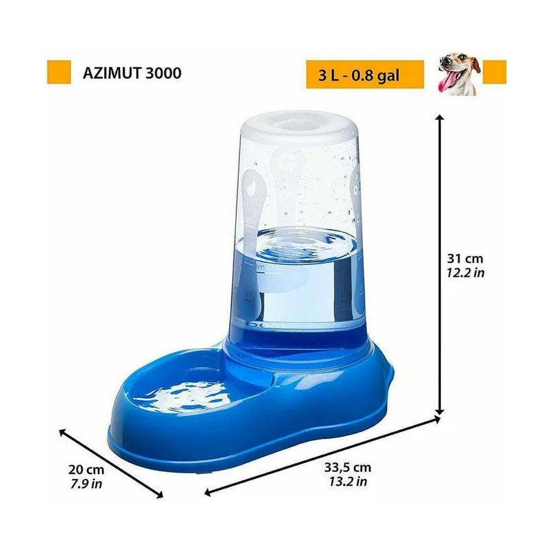 Ferplast Azimut Dispensador de Comida y Agua 3L
