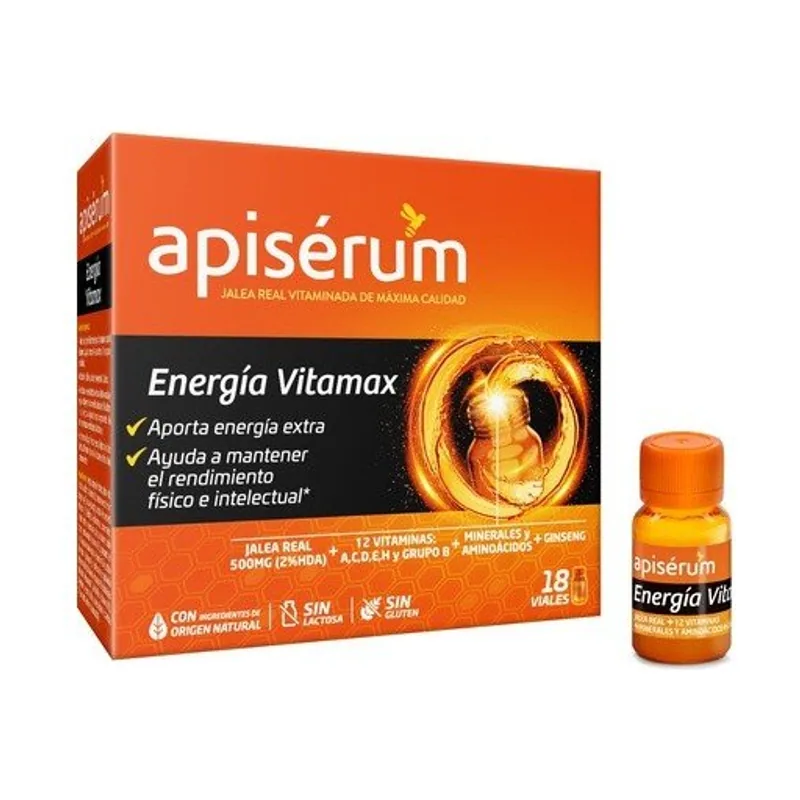 Apisérum Energía Vitamax 18 viales