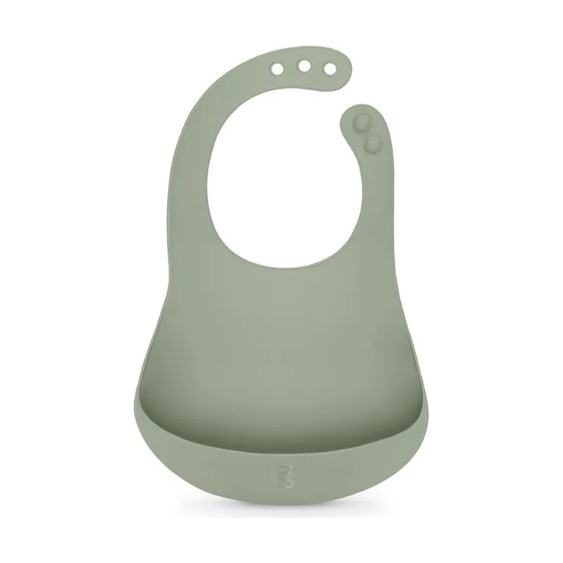 Suavinex Babero de Silicona Verde 1