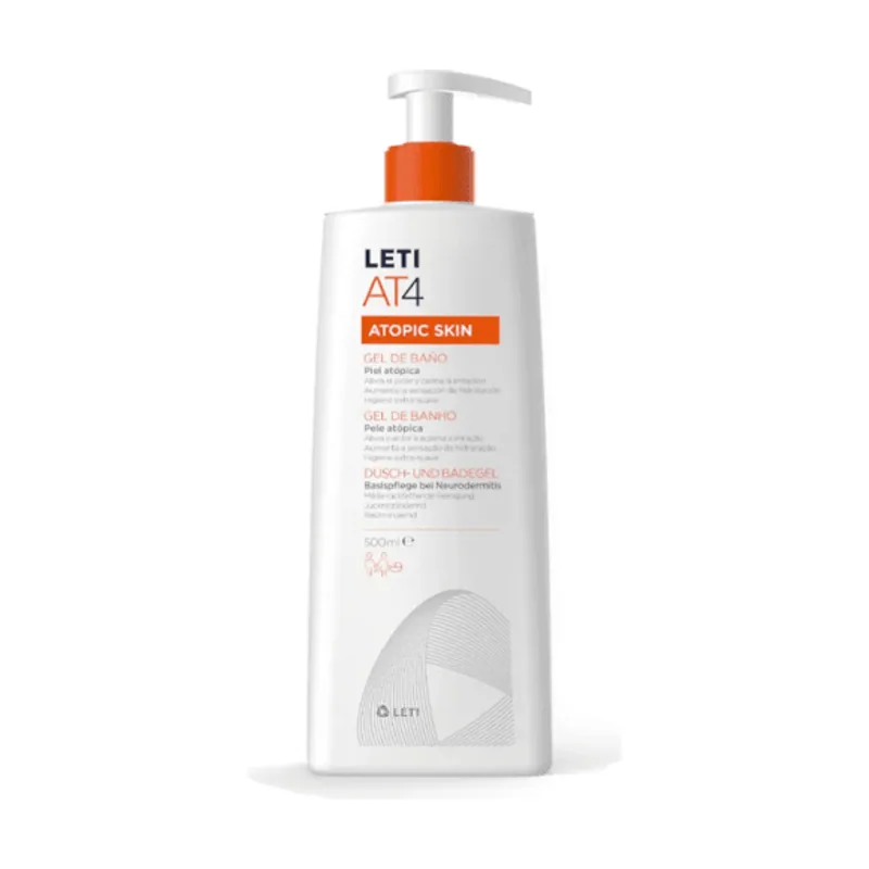 Leti Labs LETI AT4 Gel de Baño Dermograso Piel Atópica 500 ml
